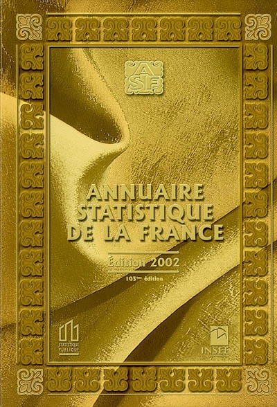 Annuaire statistique de la France 2002 : résultats de 2000