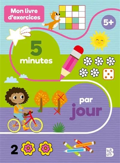 Mon livre d'exercices : 5 minutes par jour : 5+
