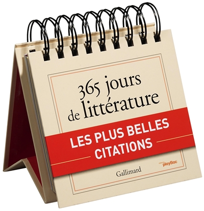 Gallimard : 365 jours de littérature : les plus belles citations -  Librairie Mollat Bordeaux
