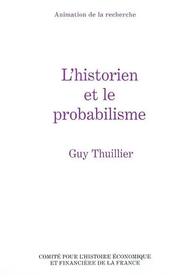 L'historien et le probabilisme