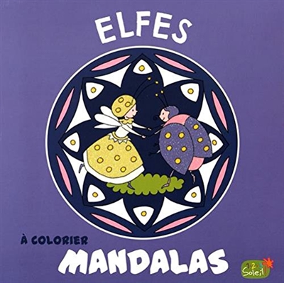 Mandalas à colorier : elfes