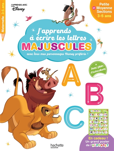 J'apprends à écrire les...