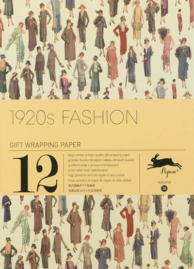 Gift wrapping paper book. Vol. 10. 1920s fashion