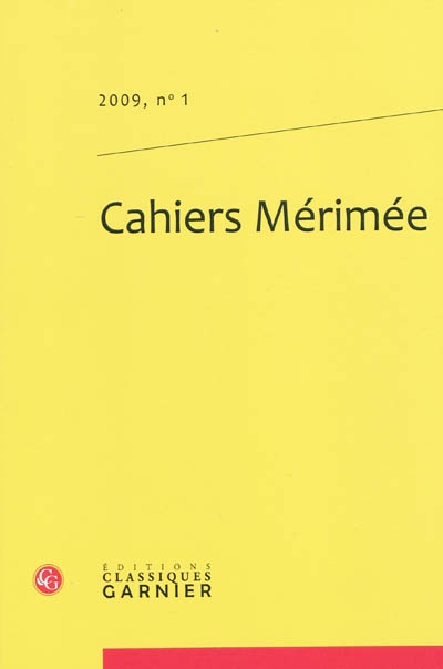 Cahiers Mérimée, n° 1