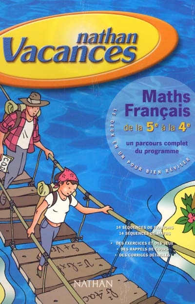 Français-maths, de la 5e à la 4e