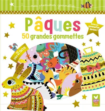 Pâques : 50 grandes gommettes