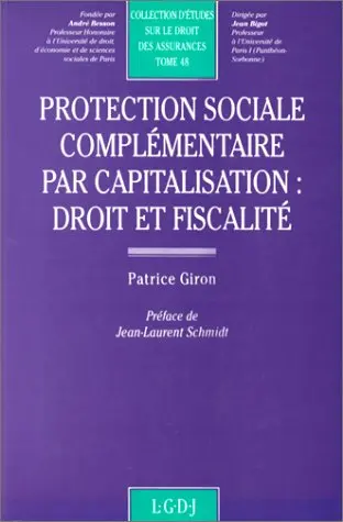 Protection sociale complémentaire par capitalisation : droit et fiscalité