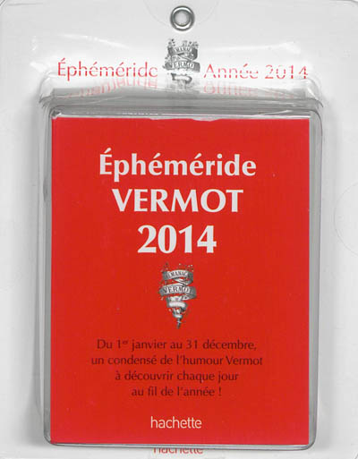 Ephéméride Vermot 2014