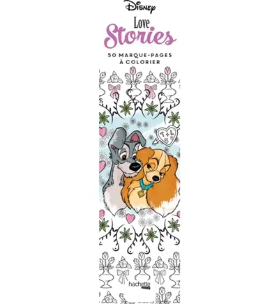 Love stories : 50 marque-pages à colorier