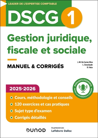 DSCG 1, gestion juridique,...