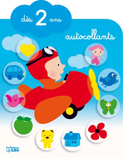 L'avion : autocollants : dès 2 ans