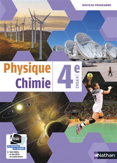Physique chimie 4e, cycle 4 : nouveau programme