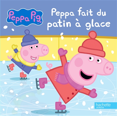 peppa fait du patin à glace