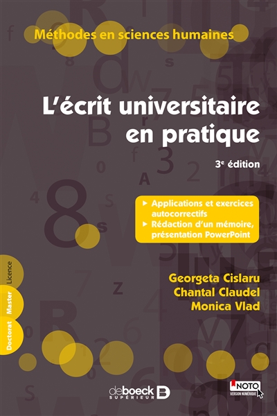 L'écrit universitaire en...