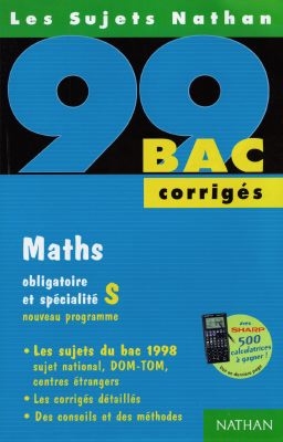 Maths obligatoire et spécialité S, bac 99