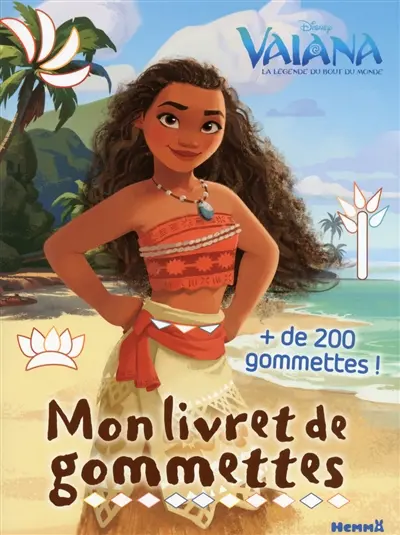 Vaiana : mon livret de gommettes