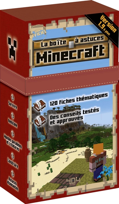 Minecraft : la boîte à astuces : version 1.9 & plus