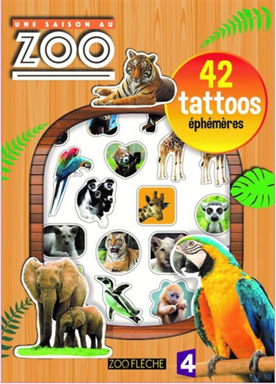 Une saison au zoo : 42 tattoos éphémères