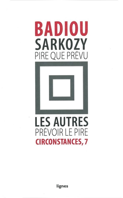 Circonstances. Vol. 7....
