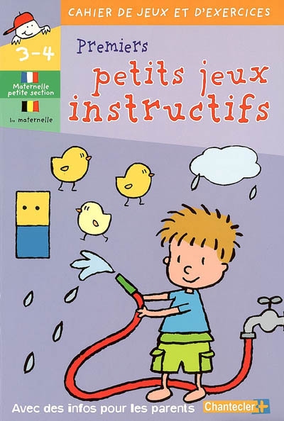 Premiers petits jeux instructifs maternelle petite section, 1re maternelle, 3-4 ans
