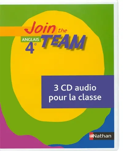 Join the team 4e (2008) : CD audio classe