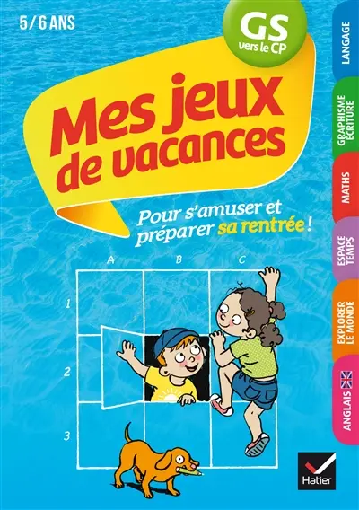 Mes jeux de vacances GS vers le CP, 5-6 ans