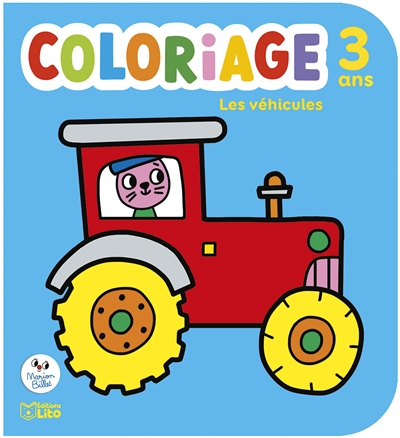 les véhicules, 3 ans : coloriage