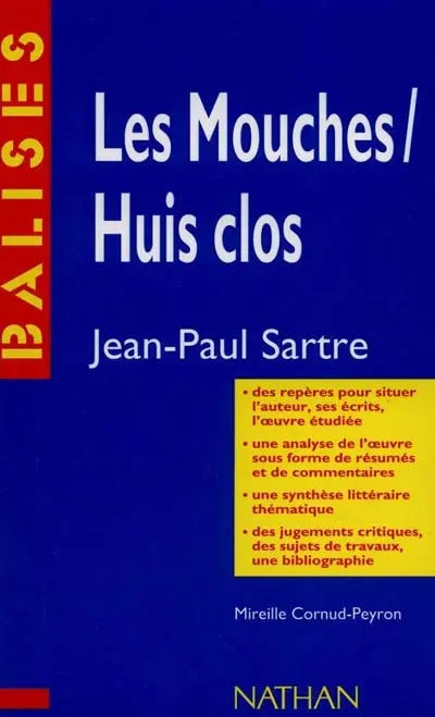 Les mouches, Huis clos, Jean-Paul Sartre