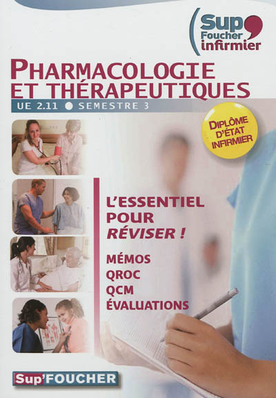 Pharmacologie et thérapeutiques, UE 2.11, semestre 3 : diplôme d'Etat d'infirmier