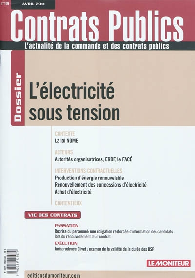 Contrats publics,...