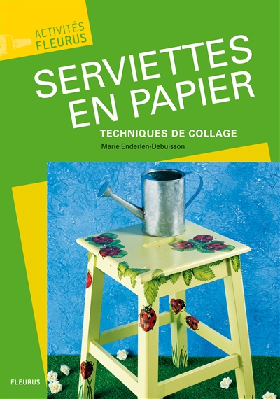 Seviette en papier : technique de collage