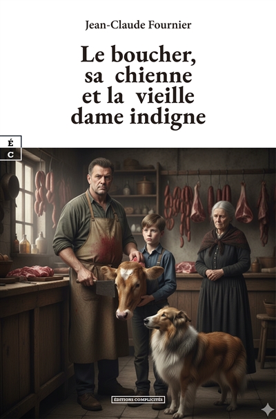 couverture de : Le  boucher, sa chienne et la vieille dame indigne