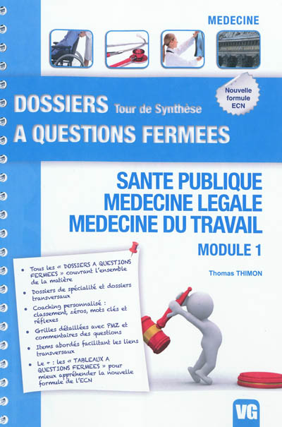 Santé publique, médecine légale, médecine du travail : module 1