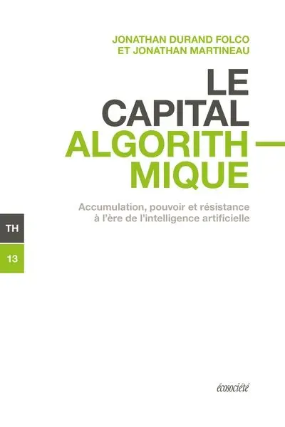 Le capital algorithmique : Accumulation, pouvoir et résistance à l'ère de l'intelligence artificielle