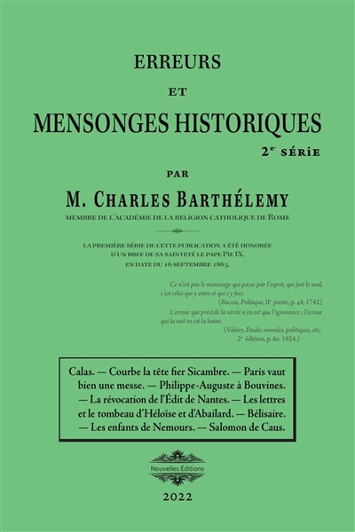 Erreurs et mensonges historiques 2 : Série 2