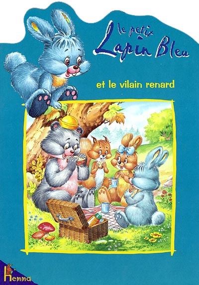 Le petit lapin bleu et le vilain renard