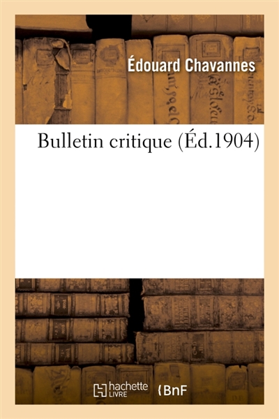 Bulletin critique