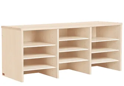 Surmeuble à cases, bouleau