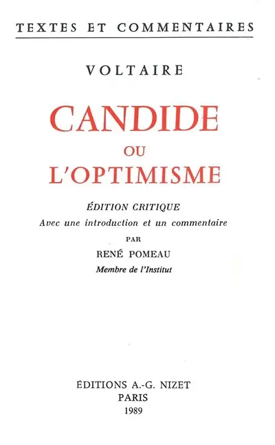 Candide ou L'optimiste