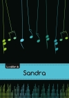 CARNET SANDRA MUSIQUE,48P,A5
