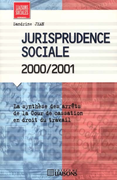 Jurisprudence sociale 2000-2001