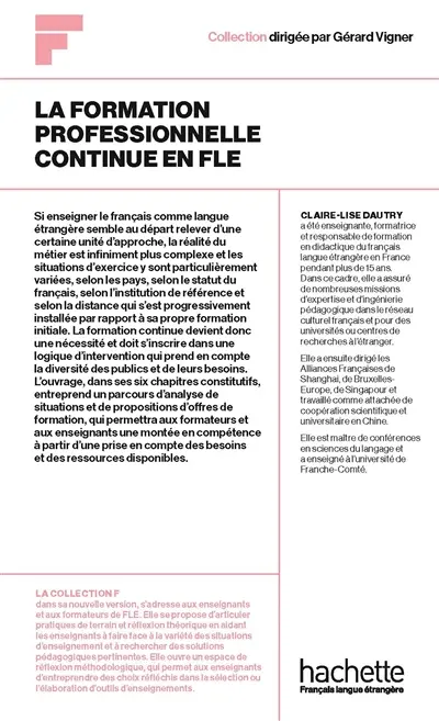 La formation continue professionnelle en FLE