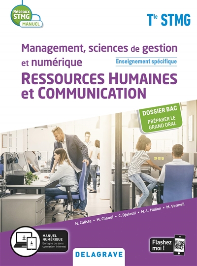 Management, sciences de gestion et numérique terminale STMG : ressources humaines et communication, enseignement spécifique