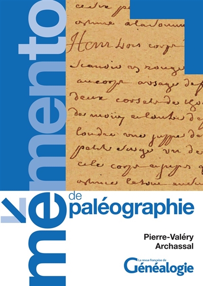 MEMENTO DE PALEOGRAPHIE