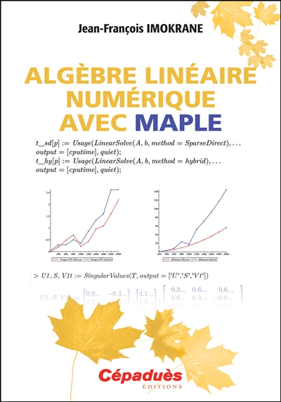 Algèbre linéaire numérique avec Maple