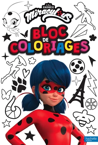 Miraculous : bloc de coloriages