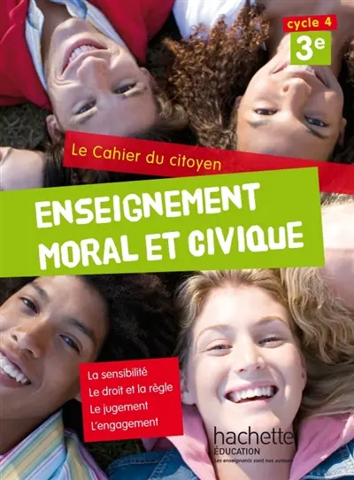 Enseignement moral et civique 3e, cycle 4 : le cahier du citoyen
