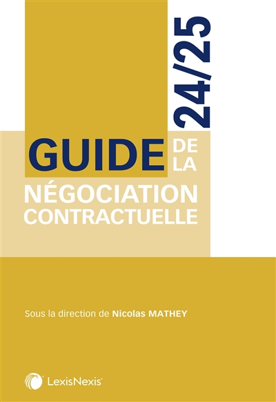 Guide de la négociation contractuelle 2024-2025