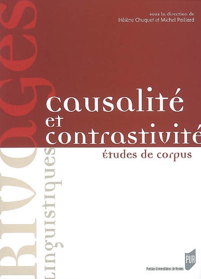 Causalité et contrastivité : études de corpus