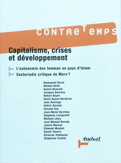Contretemps, n° 21. Capitalisme, crises et développement